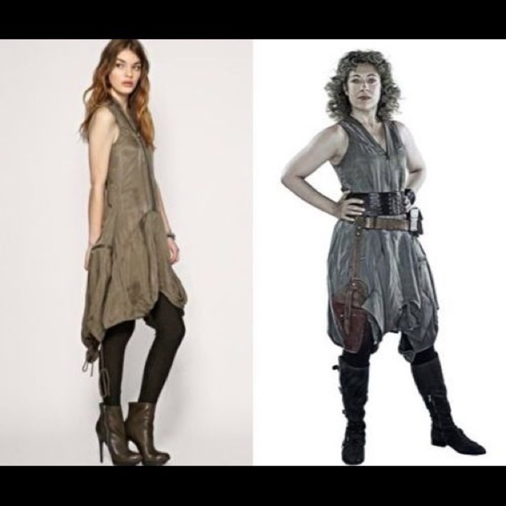 Rare All Saints Zeeda Dress - River Song cosplay